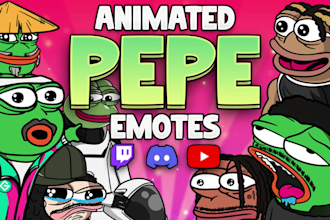 create custom animated pepe the frog emotes