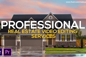 edit professionally real estate video in 24 hours