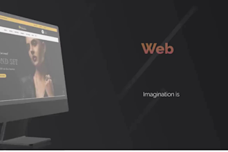 design a glamour beauty salon makeup cosmetic website with ecommerce