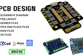 do pcb design, electronics project, firmware development, prototyping