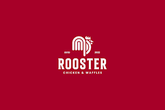 design 4 creative minimalist modern logo for your startup