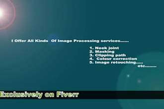 do clipping path or background remove 20 image