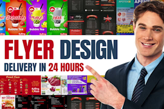 edit flyer designs in 24 hours