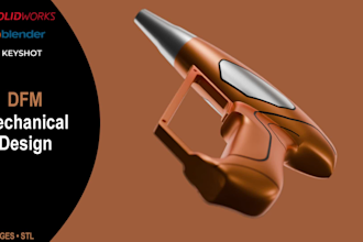 provide dfm design, mechanical engineering and product prototype