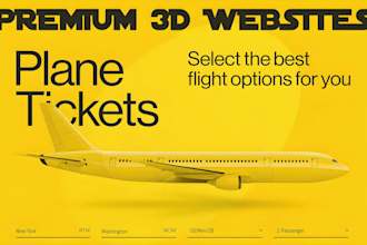 create a 3d website using webgl threejs r3f for your brand