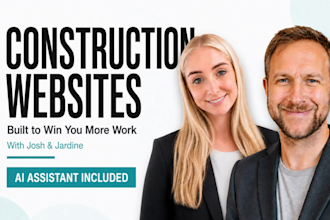 create a construction company website