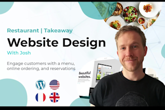 create a professional restaurant website