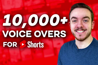 record a male youtube shorts or tiktok voice over