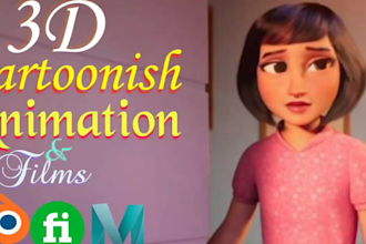 create 3d character animation and 3d cartoon animation video
