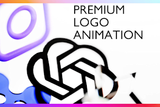 create a custom professional 3d animated logo