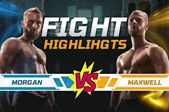 edit boxing, ufc, MMA video, and sports documentary videos