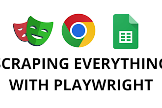 scrape dynamic websites using python and playwright