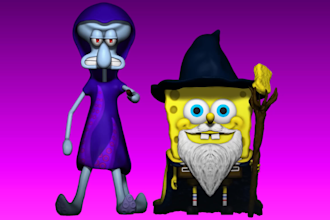 do 3d cartoon characters