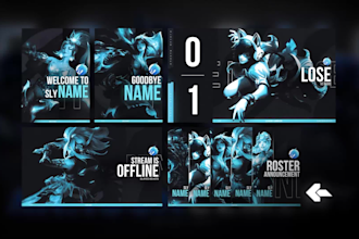 create an outstanding esports poster graphic