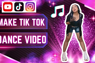 create a tik tok dance video to promote your music