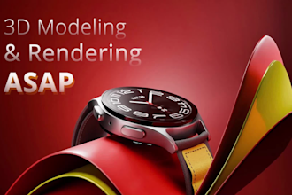 do 3d visualization and product rendering, european quality 3d product image