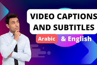 translate and add arabic or english subtitles to your video