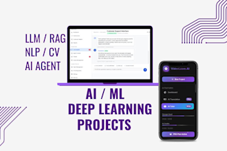 provide ai projects, machine learning projects, chatbot development