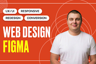 design landing pages and e commerce UI in figma