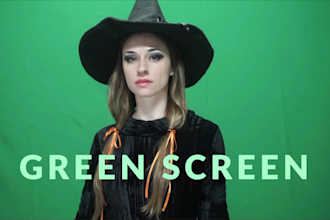 create a green screen dance video