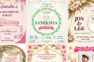 design a custom invitation card for any occasion