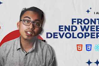 be your front end developer