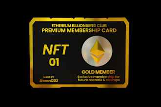 create 3d crypto nft membership cards