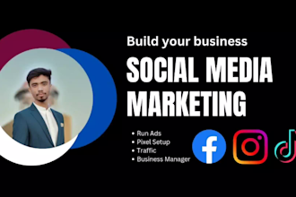 run facebook and instagram ads, make ads manager, website traffic, pixel set up