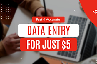 do data entry, power point, web research, excel, pdf to word