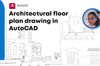 draw architectural 2d floorplans in autocad