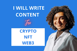 nft writer metaverse cyber security web3 crypto technical writer blockchain