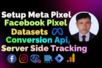 setup meta pixel, facebook pixel, dataset, conversion api, server side tracking