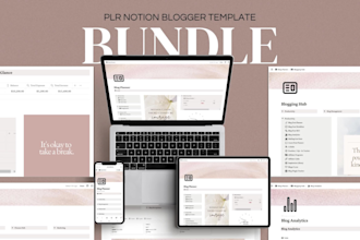 send a notion blogging template with private label rights