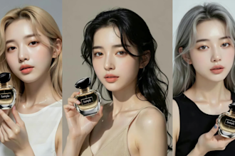 create realistic female models for your product promotion