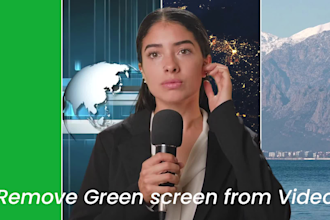 remove green screen professionally from your video