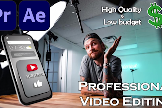 editing in adobe premiere pro and after effects