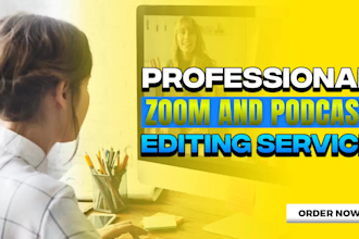 edit your zoom meetings, podcast, webinars and interviews for youtube