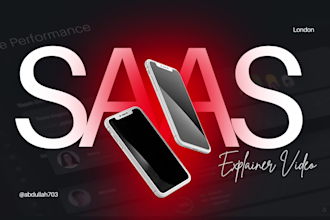 create saas explainer video, demo video for saas product