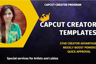 create capcut template for promotion on social media