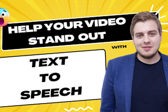 add text to speech to your video