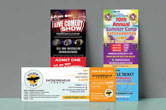 do even ticket, raffle ticket, boarding pass, flyer match ticket