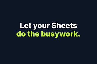 automate google sheets with apps script