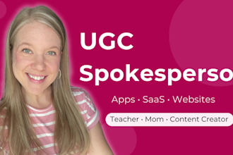 create a ugc spokesperson video for your brand or app