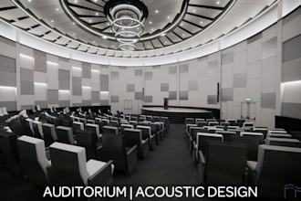design auditoriums, theaters, lecture rooms, coliseums