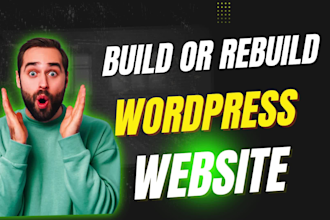 build or rebuild wordpress website