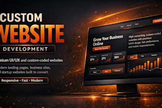 build a custom coded high performance website