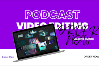 professionally edit podcast video and audio
