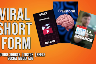 edit short form videos for tiktok, youtube shorts and reels