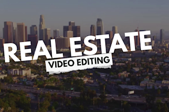 edit real estate videos and promos cinematically