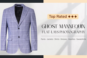 shoot apparel clothing ghost mannequin product photography in USA